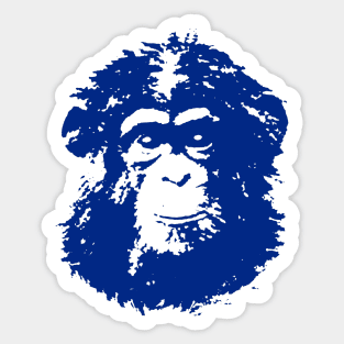 Smiling Monkey Face Sticker